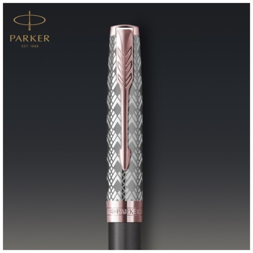 Ручка кулькова Parker SONNET 17 Metal & Grey Lacquer PGT BP (68 232)