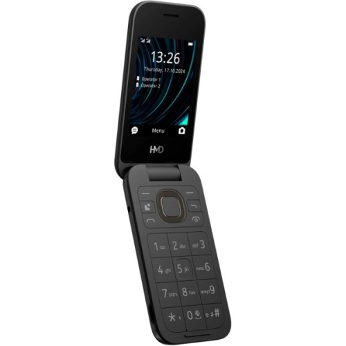 Мобільний телефон HMD 2660 4G Flip DS Black