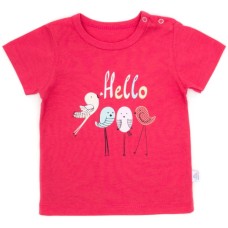 Футболка дитяча Bimini з пташками (57852-80G-fucsia) Футболка дитяча Bimini з пташками (57852-80G-fucsia)