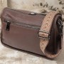 Сумка Vintage З натуральної шкіри Коричнева (23003)