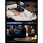 Дата кабель USB-C to USB-C 2.0m PD3.1 240W L513 gray Ugreen (45068)