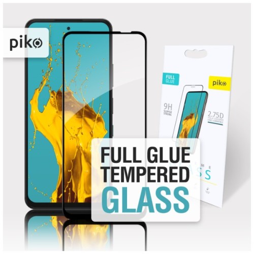 Скло захисне Piko Full Glue ESD Infinix Hot 60 Black (1283126630248)