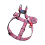 Шлея для собак WAUDOG Nylon з QR паспортом "Єдинороги" пластиковий фастекс XL (324-0013)