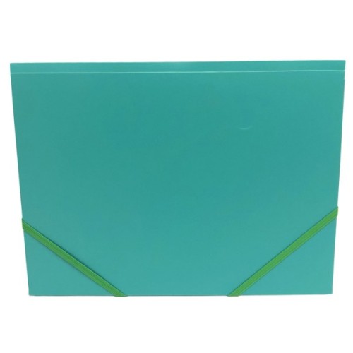 Папка на резинках H-Tone А4, зелена (FOLD-HT-JJ40941-G)