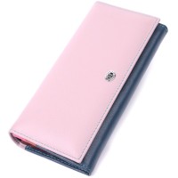 Гаманець ST Leather З натуральної шкіри Різнобарвний (22521)