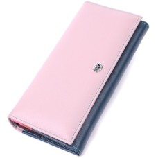 Гаманець ST Leather З натуральної шкіри Різнобарвний (22521)