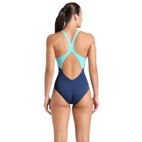 Купальник Arena Dreamhline Swimsuit V Back 008328-780 синій, бірюзовий 36 (3468337419013)