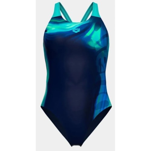 Купальник Arena Dreamhline Swimsuit V Back 008328-780 синій, бірюзовий 36 (3468337419013)