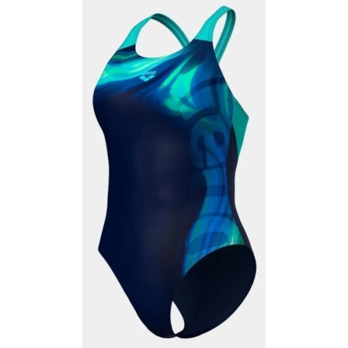 Купальник Arena Dreamhline Swimsuit V Back 008328-780 синій, бірюзовий 36 (3468337419013)