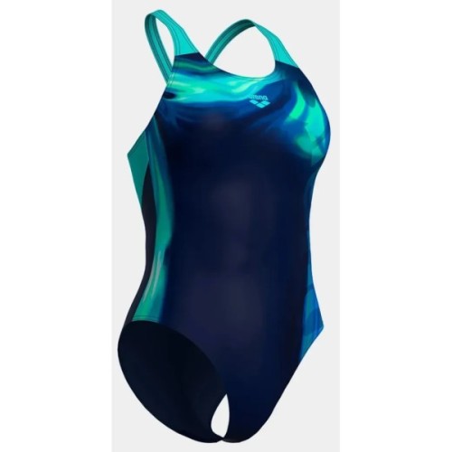 Купальник Arena Dreamhline Swimsuit V Back 008328-780 синій, бірюзовий 36 (3468337419013)