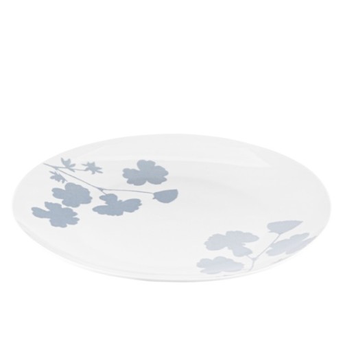 Тарілка Ardesto Capri, 26.8см, порцеляна, біло-блакитний (AR0427CWB)