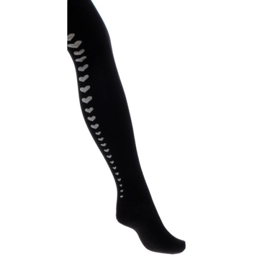 Колготки дитячі UCS Socks з сердечками (M0C0301-1443-146G-black)