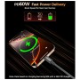 Дата кабель USB-C to USB-C 1.2m PD60W magnetic digital display nylon gray Choetech (XCC-1067-GY)