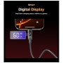 Дата кабель USB-C to USB-C 1.2m PD60W magnetic digital display nylon gray Choetech (XCC-1067-GY)