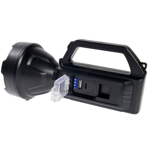 Ліхтар Quantum Tracker 3W LED+COB з функцією Power Bank + подарунок QM-FL1043 (QM-FL1063-PR1)