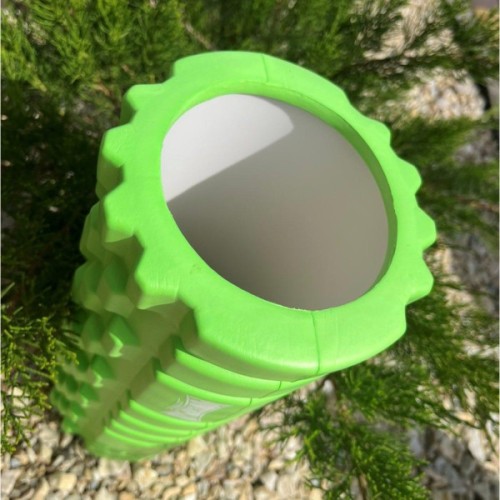 Масажний ролик PowerPlay 4025 Massage Roller 33x14см Зелений (PP_4025_Green)