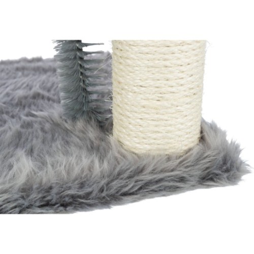 Дряпка (кігтеточка) для котів Trixie Baza зі щіткою 41х41х50 см сіра (4011905445489)