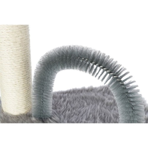 Дряпка (кігтеточка) для котів Trixie Baza зі щіткою 41х41х50 см сіра (4011905445489)