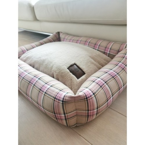 Лежак для тварин Chloe's Home Дублін S рожевий (CLH4067)