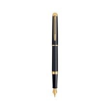 Ручка пір'яна Waterman HEMISPHERE Mаtte Black  FP F (12 003)