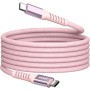 Дата кабель USB-C to USB-C 1.2m Magnetic 100W pink Verbatim (31857)