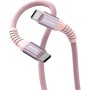 Дата кабель USB-C to USB-C 1.2m Magnetic 100W pink Verbatim (31857)