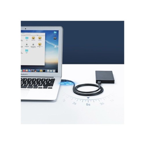 Дата кабель USB 2.0 AM/AM 1.5m US102 black Ugreen (10310)