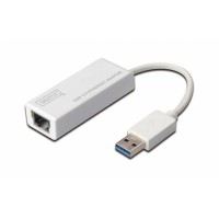 Перехідник USB 3.0 AM to RJ45 Ethernet 1000Mbps Digitus (DN-3023)