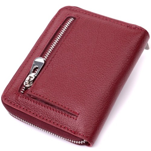 Гаманець ST Leather Шкіряний Бордовий (19485)