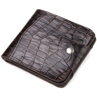 Портмоне Canpellini З натуральної шкіри Коричневе (21578)