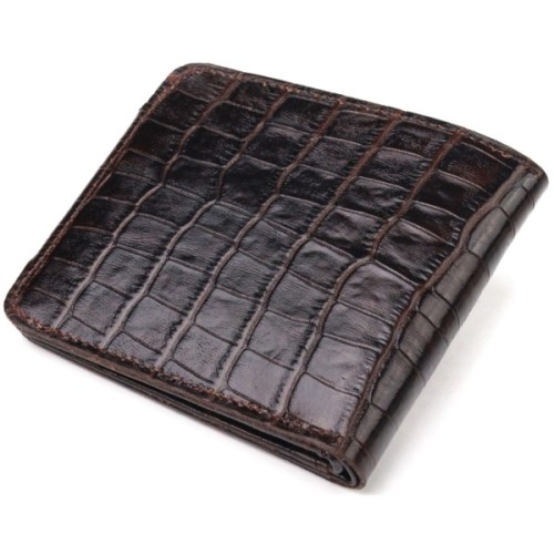 Портмоне Canpellini З натуральної шкіри Коричневе (21578)