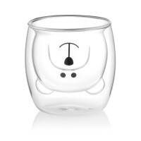 Набір склянок Ardesto Animals 250 мл 2 шт прозорий (AR2625BA)