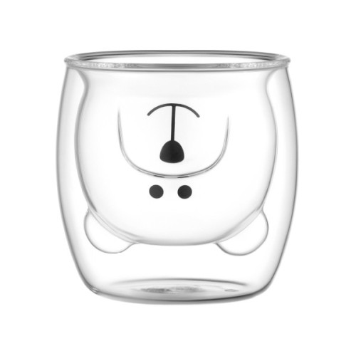 Набір склянок Ardesto Animals 250 мл 2 шт прозорий (AR2625BA)