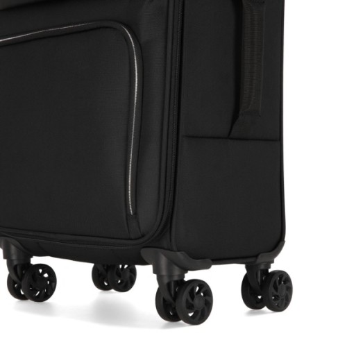 Валіза Bagland Stella маленька 31 л чорна (1142821822)
