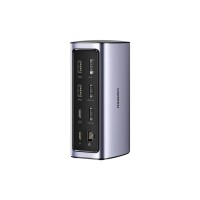 Порт-реплікатор Ugreen USB-C Multifunctional Docking Station 12in1 USB HDMI DP RJ45 AUX SD TF (90325)