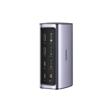 Порт-реплікатор Ugreen USB-C Multifunctional Docking Station 12in1 USB HDMI DP RJ45 AUX SD TF (90325)
