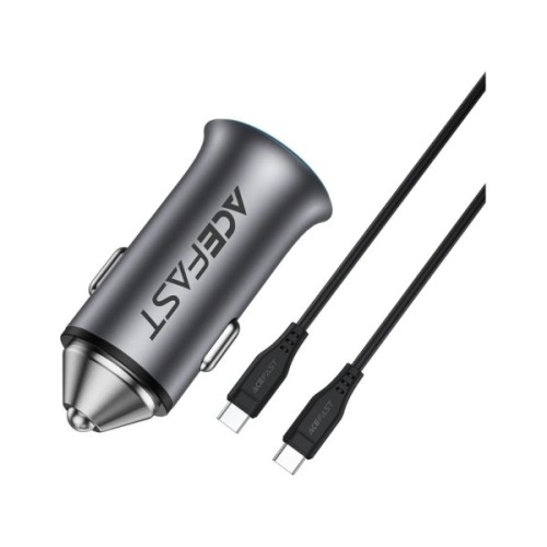 Зарядний пристрій Acefast 1xUSB-C PD95W + 1xUSB gray (6974316285304)