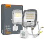 Прожектор Videx F5 10W 3000-5000-6500K з датчиком руху 230V White (VL-F5-010CW-S)
