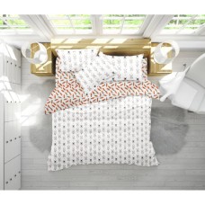 Постільна білизна MirSon Бязь 17-0529 Bunnies white Дитячий (2200003673999)
