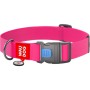 Нашийник для тварин WAUDOG Waterproof з QR паспортом пластиковий фастекс XXL рожевий (25117)