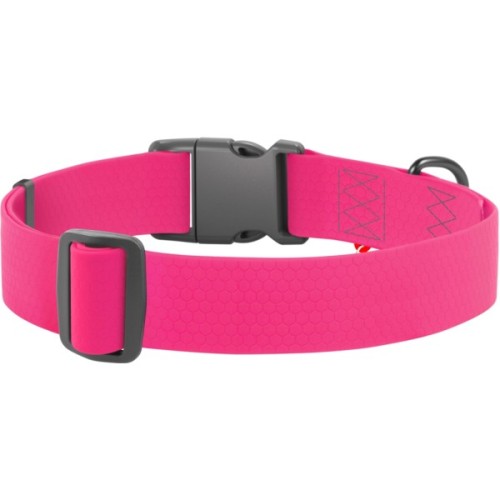 Нашийник для тварин WAUDOG Waterproof з QR паспортом пластиковий фастекс XXL рожевий (25117)