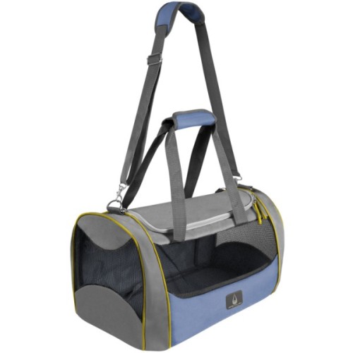 Переноска для тварин Collar 51х24х25 см до 9 кг Сіра (9981)