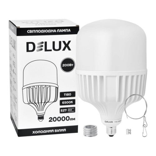 Лампочка Delux T180_200Вт Е27/E40 6500K 230В (90023333)