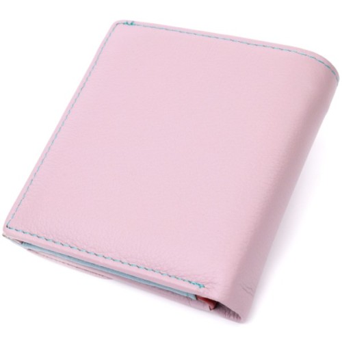 Гаманець ST Leather З натуральної шкіри Бежевий (19495)