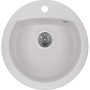 Мийка кухонна GRANADO RONDA white з сифоном (470*490mm.) (gr2205)