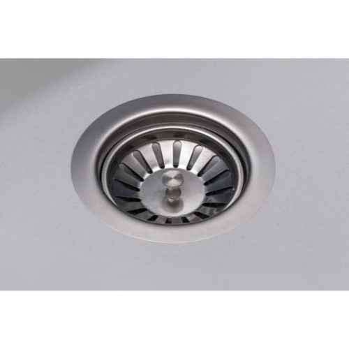 Мийка кухонна GRANADO RONDA white з сифоном (470*490mm.) (gr2205)