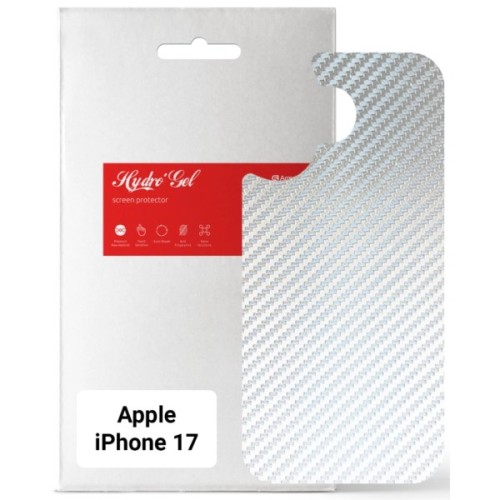 Плівка захисна Armorstandart Back panel Carbone Apple iPhone 17 Silver (ARM86192)