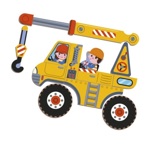 Розвиваюча іграшка Janod Магнітна книга Будівництво 70 елементів (J02526)