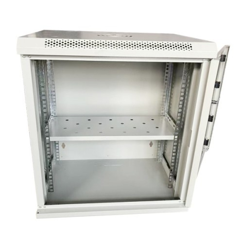 Шафа настінна GEAR 12U 19" 600x450x650 мм, + полка 19", grey (GWMSN-12U-600-450G)