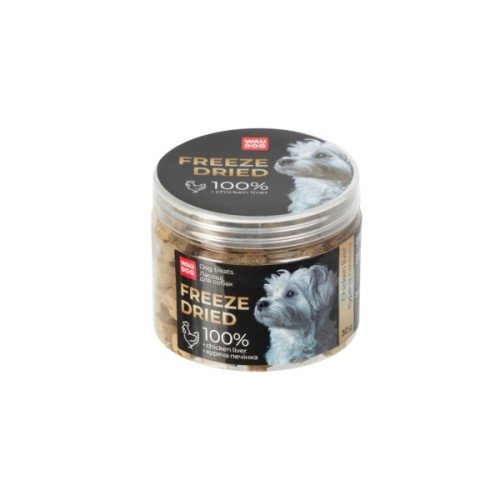Ласощі для собак WAUDOG Treats Freeze dried Куряча печінка 30 г (2021)